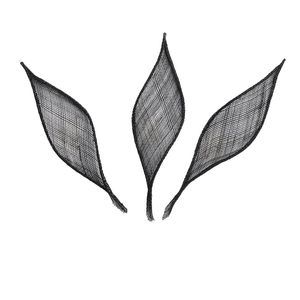 3pc Large Leaf Petal Trimmings Sinamay Fascinator Making Millinery Diy Party😎